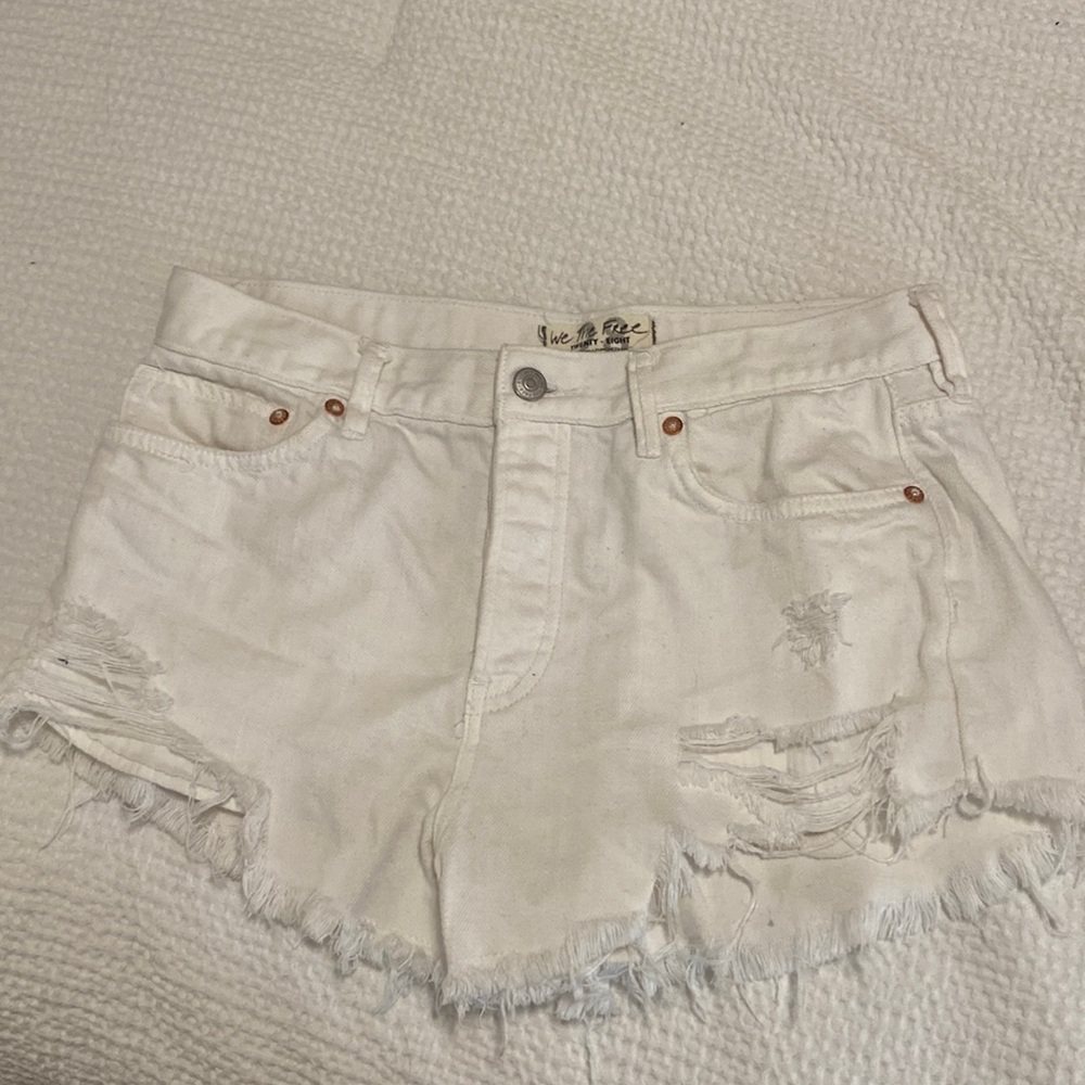 Free people white shorts